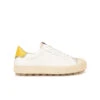 Pataugas ARAN/MIX F2H BLANC/JAUNE 2 Pataugas ARAN/MIX F2H BLANC/JAUNE -Pataugas BASKET FEMME ARAN MIX F2H BLANC JAUNE 1