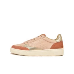 Pataugas BASALTE/SNME F2H BEIGE ROSÉ/DORÉ 10 Pataugas BASALTE/SNME F2H BEIGE ROSÉ/DORÉ -Pataugas BASKET FEMME BASALT F2H NUDE DORE 2